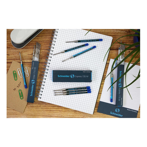 Repuesto Schneider 735 F Boligrafo Azul - Fine