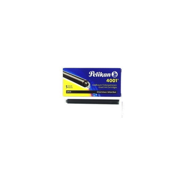 Tinta P/pluma Fuente Pelikan 4001 - Cartridges Largos Negro