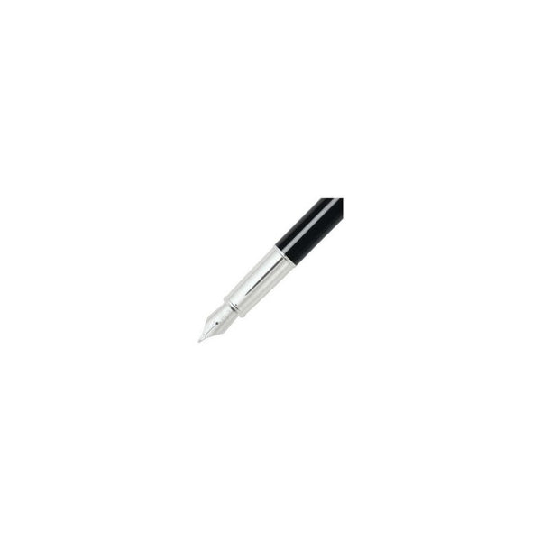 Lapicera Pluma Fuente Sheaffer 100 Glossy Black Ct - Medium