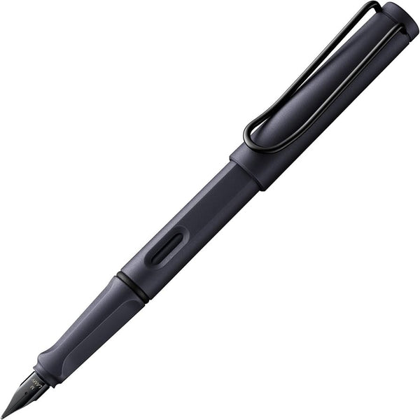Lapicera Pluma Lamy Safari Steel Black - Medium (M)