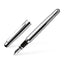 Pluma Fuente Otto Hutt Design02 Rectang-Guilloche Silver Platin (F)