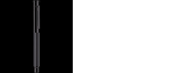 Pluma Fuente Otto Hutt Design04 Checked Guilloche Frosted Black PVD (F)