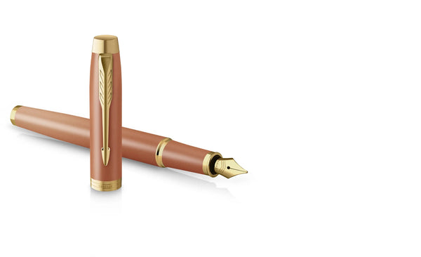Lapicera Pluma Fuente Parker Im Writing Rituals Orange GT - Medium