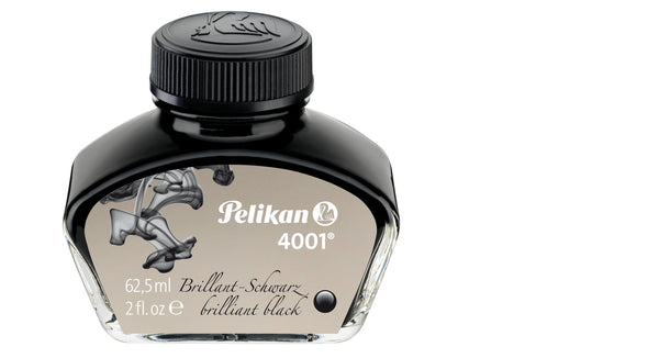 Tinta Para Pluma Fuente Pelikan 4001 - 62,5 Ml - Negro