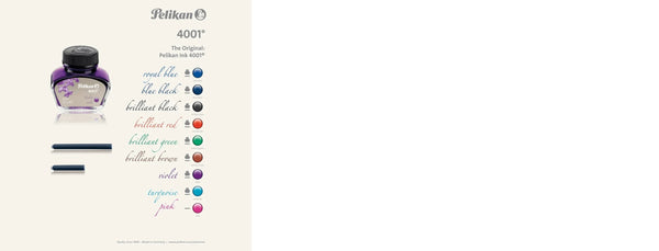 Tinta Para Pluma Fuente Pelikan 4001 - 62,5 Ml - Negro