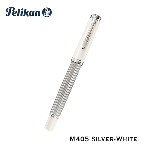 Lapicera Pluma Fuente Pelikan M405 Silver White - ExtraFine (EF)
