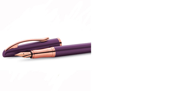 Pluma Fuente Pelikan Jazz Noble Elegance Violet RGold Medium (M)