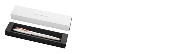 Rollerball Pelikan Jazz Noble Elegance White Pearl RGold