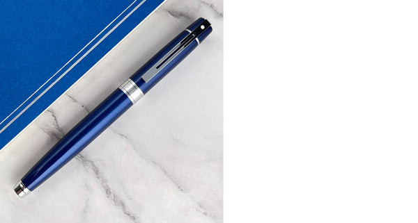 Lapicera Pluma Fuente Sheaffer 300 Blue Medium Ct