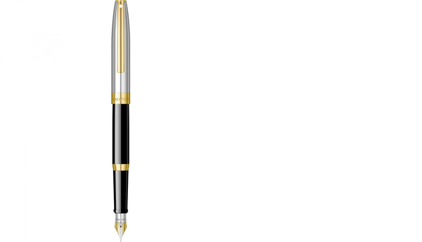 Lapicera Pluma Fuente Sheaffer Sagaris Chrome Gt - Medium