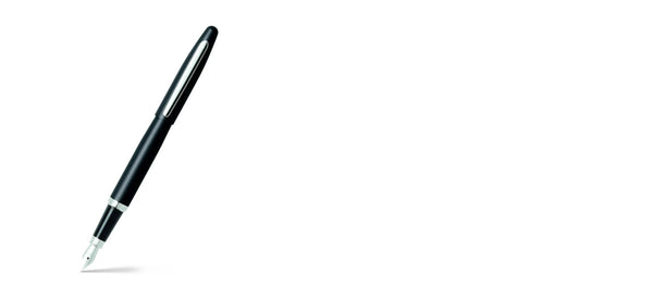 Lapicera Pluma Fuente Sheaffer Vfm Matte Black Ct - Medium