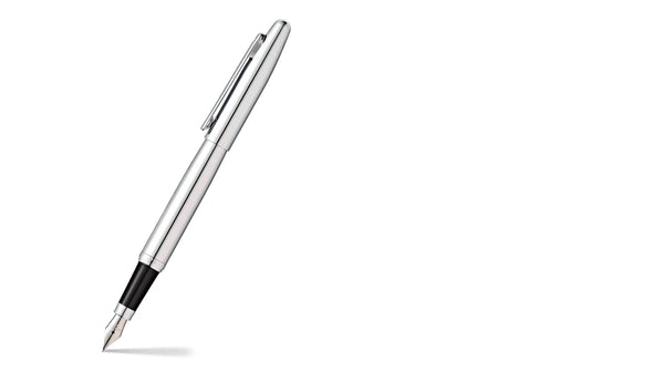Lapicera Pluma Fuente Sheaffer Vfm Polished Chrome Ct - Medium