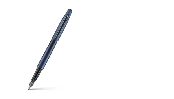 Lapicera Pluma Fuente Sheaffer Vfm Matte Blue PVD Medium (M)