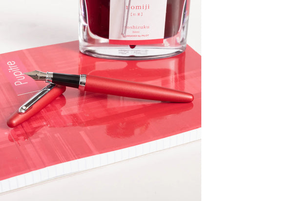 Lapicera Pluma Fuente Sheaffer Vfm Excessive Red Ct - Medium