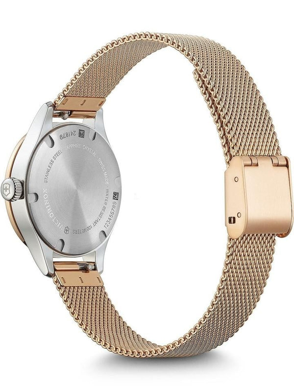 Reloj Victorinox Lady Alliance XS RGold Mesh White Dial 28mm 241879