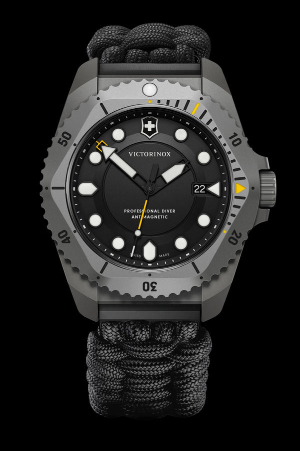 Reloj Victorinox Diver Pro Paracord Strap Black 43mm 241993.1