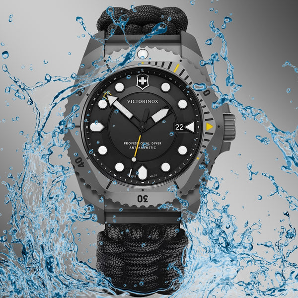 Reloj Victorinox Diver Pro Paracord Strap Black 43mm 241993.1
