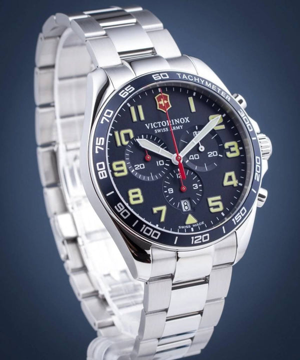 Reloj Victorinox Fieldforce Chrono Blue SS 42mm 241857