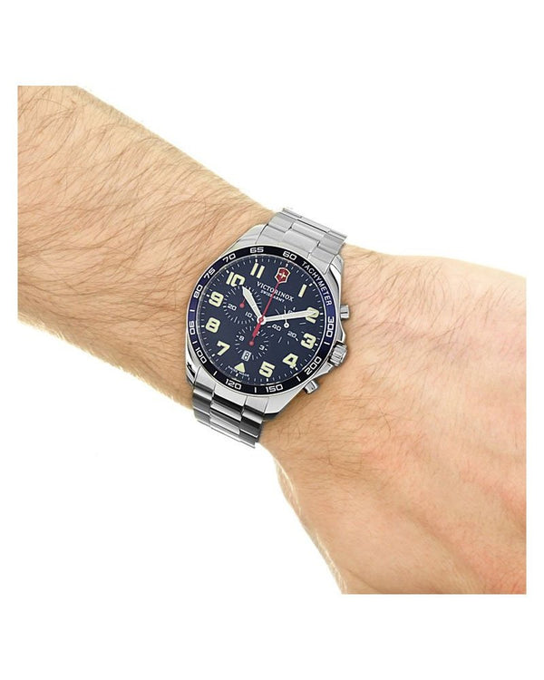 Reloj Victorinox Fieldforce Chrono Blue SS 42mm 241857