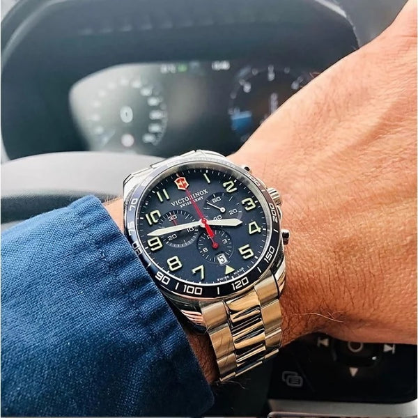 Reloj Victorinox Fieldforce Chrono Blue SS 42mm 241857