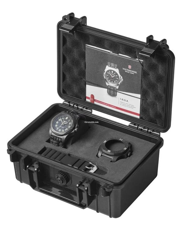 Reloj Victorinox INOX Black Strap Black 43mm 241859