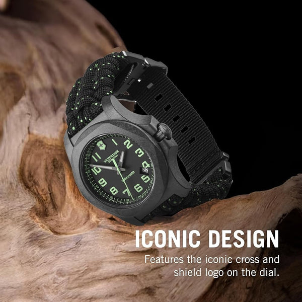 Reloj Victorinox INOX Black Strap Black 43mm 241859