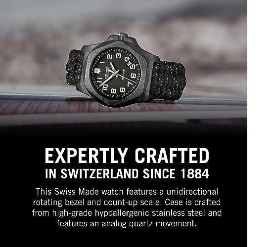 Reloj Victorinox INOX Black Strap Black 43mm 241859
