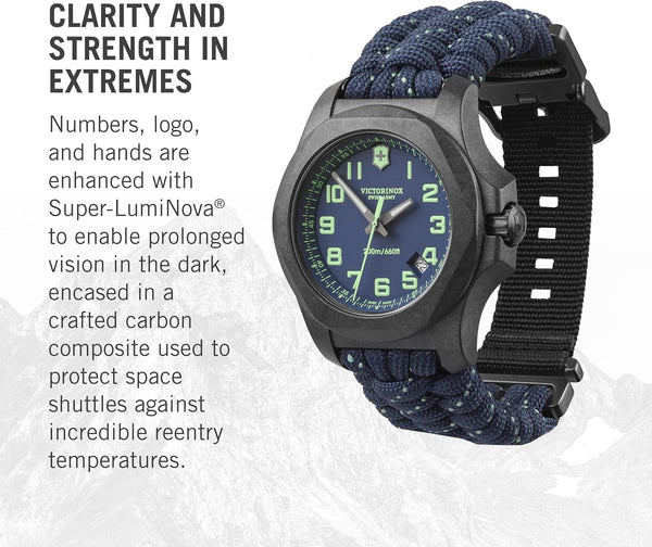 Reloj Victorinox INOX Blue Paracord Strap Blue 43mm 241860