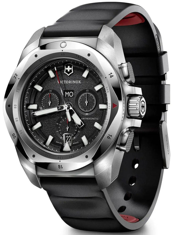 Reloj Victorinox INOX Chrono Black Strap Black 43mm 241983