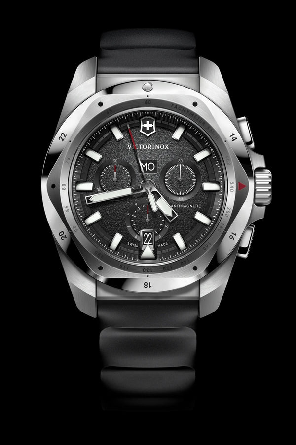 Reloj Victorinox INOX Chrono Black Strap Black 43mm 241983