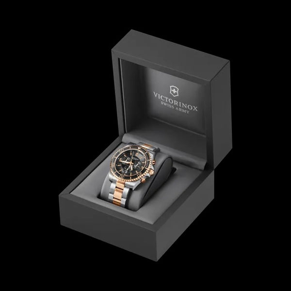 Reloj Victorinox Maverick SSGolden Chrono Black 43mm 241952