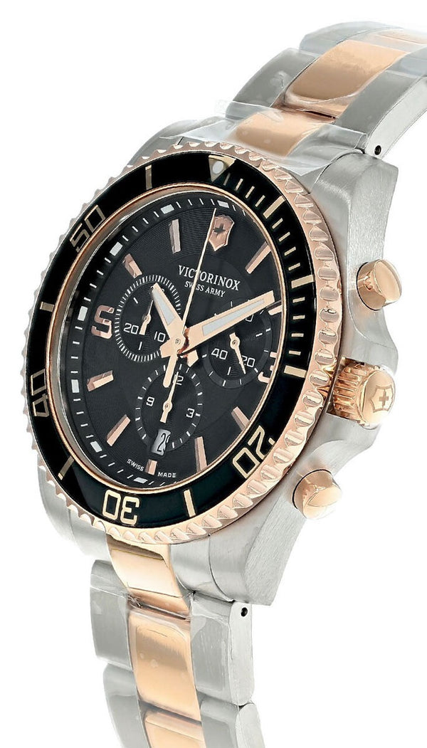 Reloj Victorinox Maverick SSGolden Chrono Black 43mm 241952
