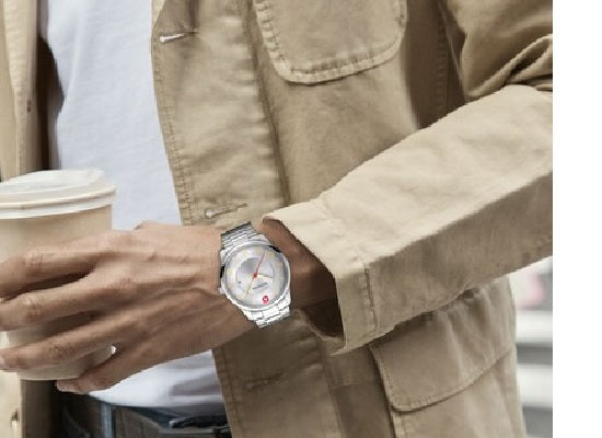 Reloj Wenger Classic City SS Silver Roman Cuarzo 01.1441.136