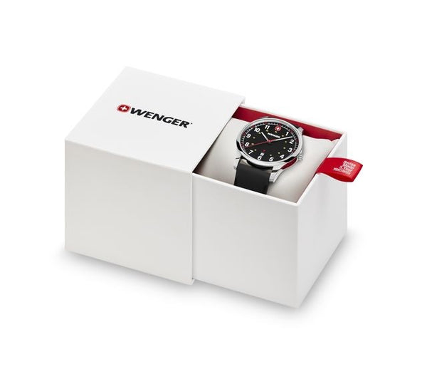Reloj Wenger Sport City Black Cuarzo Silicone 01.1441.129
