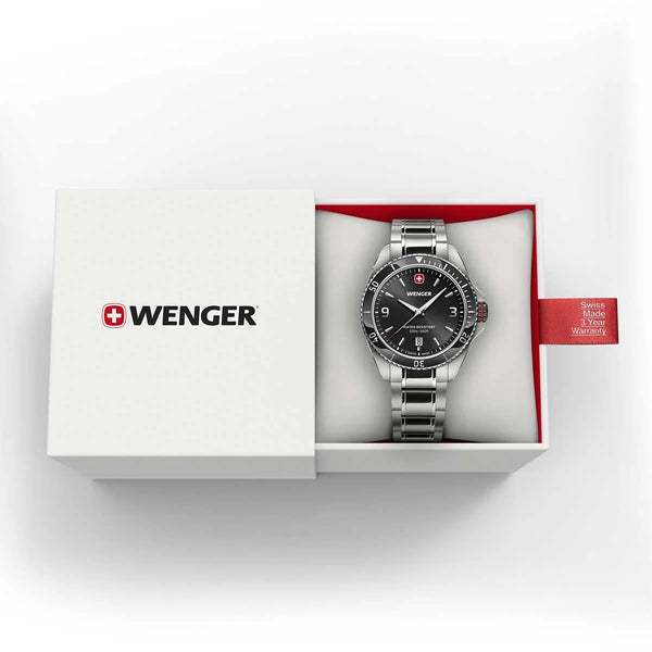 Reloj Wenger Executive Black SS Cuarzo 01.2031.101