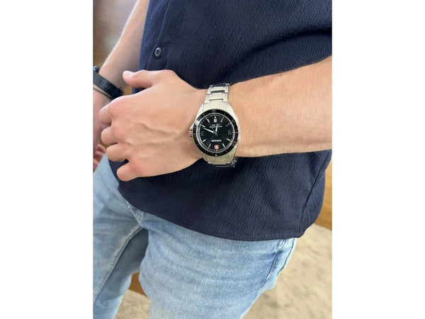 Reloj Wenger Executive Black SS Cuarzo 01.2031.101