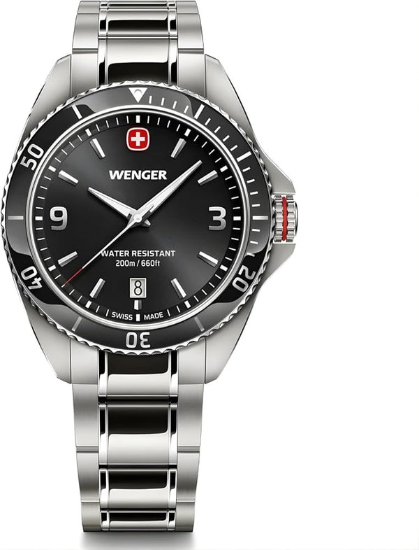 Reloj Wenger Executive Black SS Cuarzo 01.2031.101