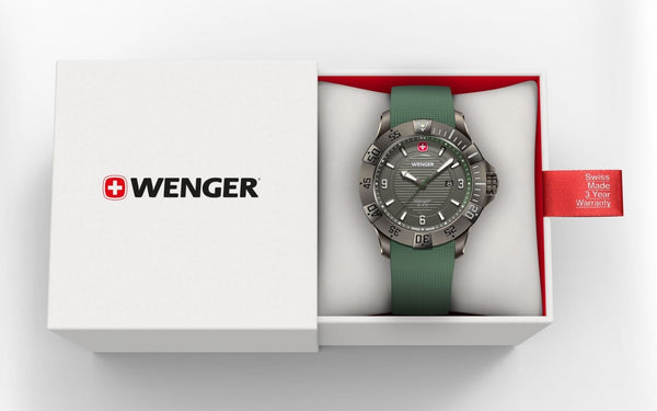 Reloj Wenger Seaforce Silicone Green Strap Green 01.0641.143