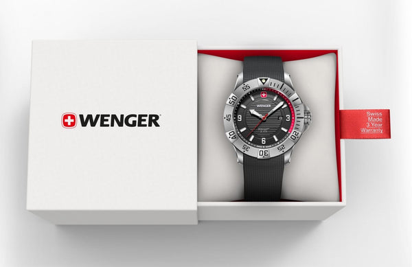Reloj Wenger Seaforce Silicone Strap Chrono Black 01.0643.122