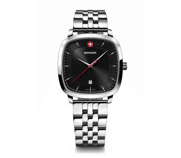 Reloj Wenger Vintage Black Cuarzo Steel 01.1921.102