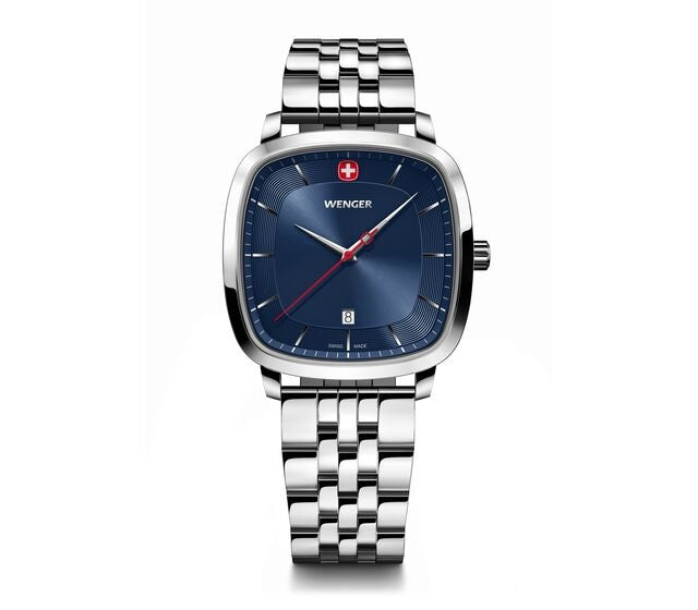 Reloj Wenger Vintage Blue Cuarzo Steel 01.1921.103