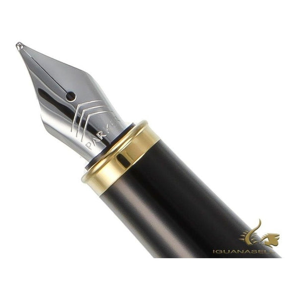 Lapicera Pluma Fuente Parker Im Black Gold - Medium