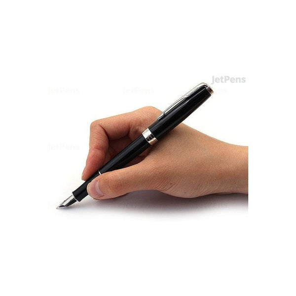 Lapicera Pluma Parker Sonnet Lacquered Black Palladium