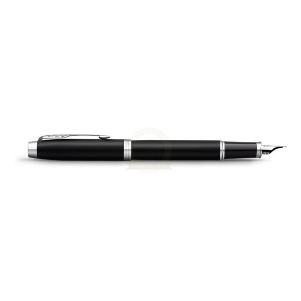 Lapicera Pluma Parker Im Matte Black Chrome - Fine