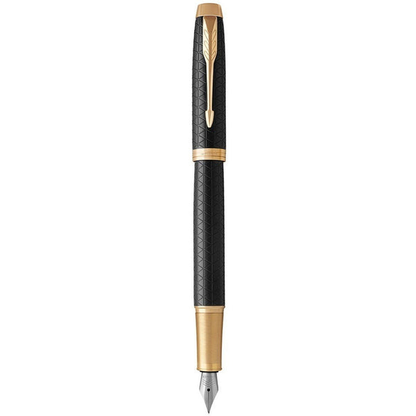 Lapicera Pluma Fuente Parker Im Premium Black Gt - Medium