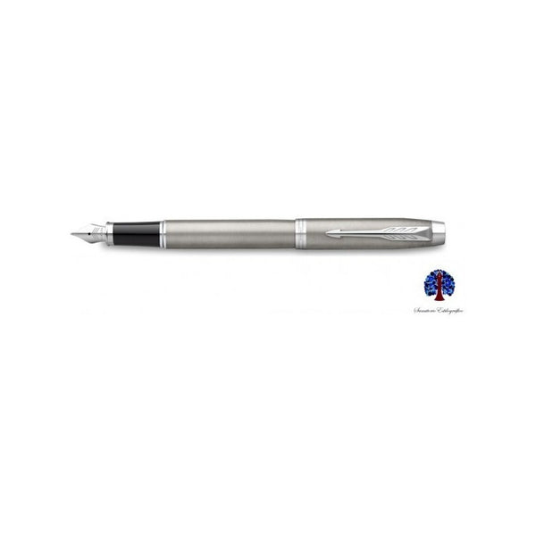 Lapicera Pluma Fuente Parker Im Stainless Steel Ct - Fine