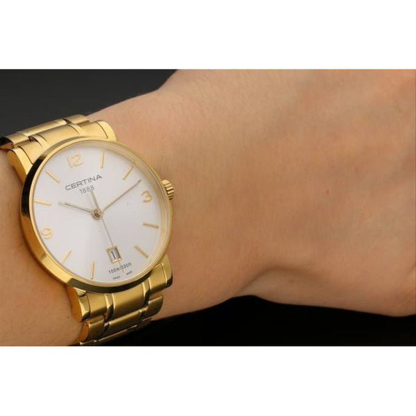 Reloj Certina Ds Caimano Gold Toned C017.410.33.037.00