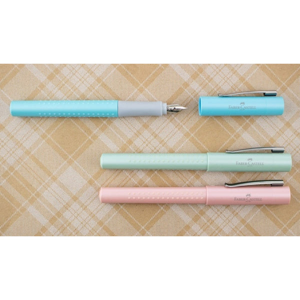 Lapicera Pluma Fuente Faber-castell Grip - Pastel Menta
