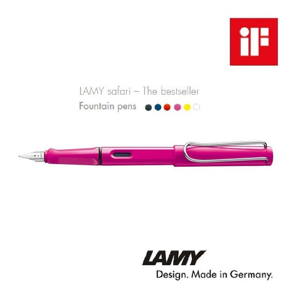Lapicera Pluma Lamy Safari Pink - Fine (f)