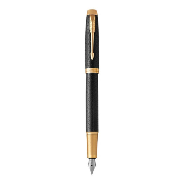 Lapicera Pluma Fuente Parker Im Premium Black Gt - Medium